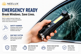 8 in 1 Portable Rechargeable Torch LED Flashlight